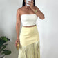 Butter Fringe Skirt