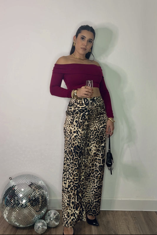 Animal Print Pants