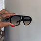 Aviator straight sunglasses