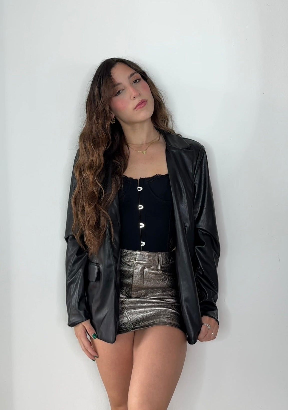 Leather Blazer