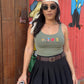 Belted Mini Skort
