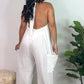 Gauze Jumpsuit Coverup