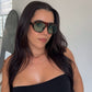 Aviator straight sunglasses