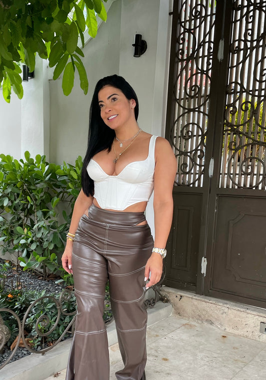 Chocolate Leather Pants