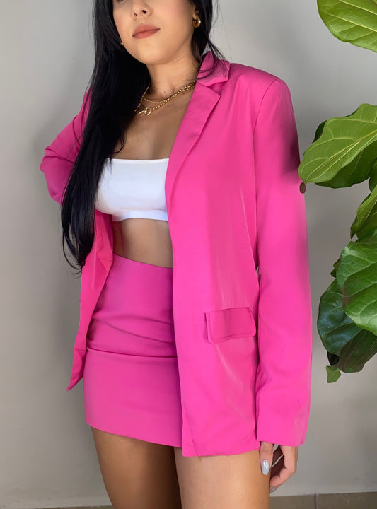 Fushia Barbie Blazer